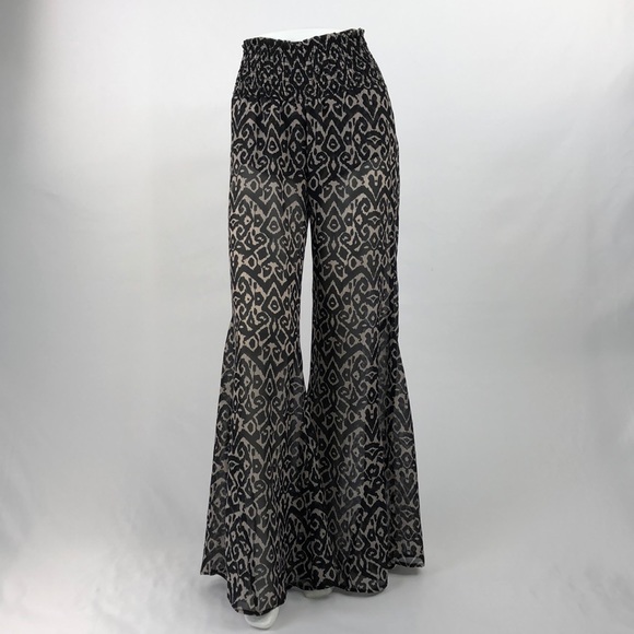 Show Me Your MuMu Pants - Show me Your MuMu Sheer Bell Bottom Pants, Small